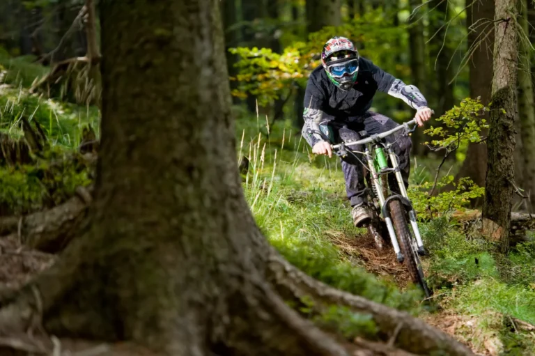 Mountainbiker im Bikepark Hahnenklee